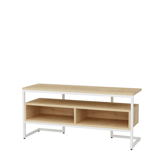 Hanah Home Merrion Soporte de TV Blanco y Roble
